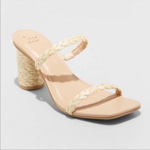 A New Day Woven Block Heel